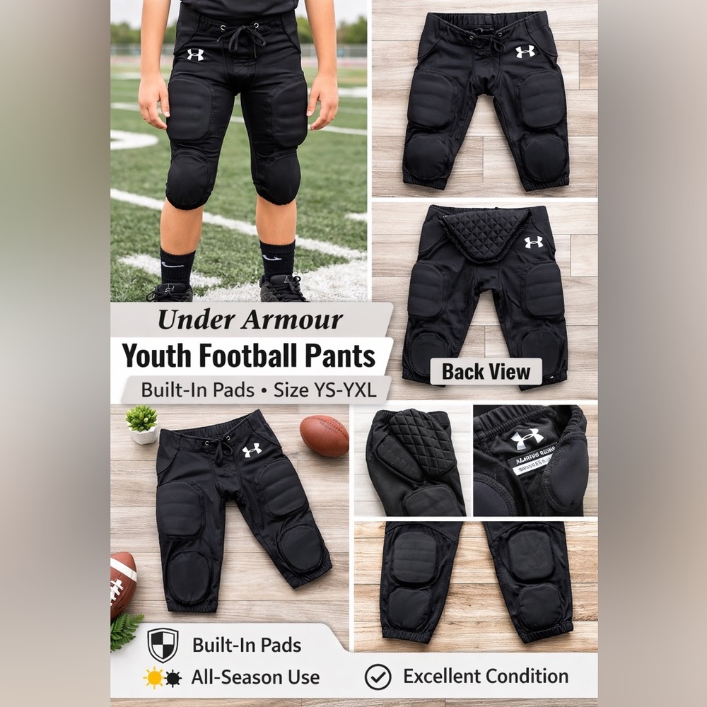 Under Armour Black Kids Padded Pants
